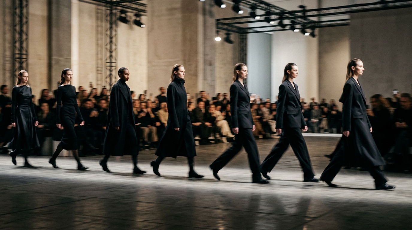 Studio Fashion Models Walking